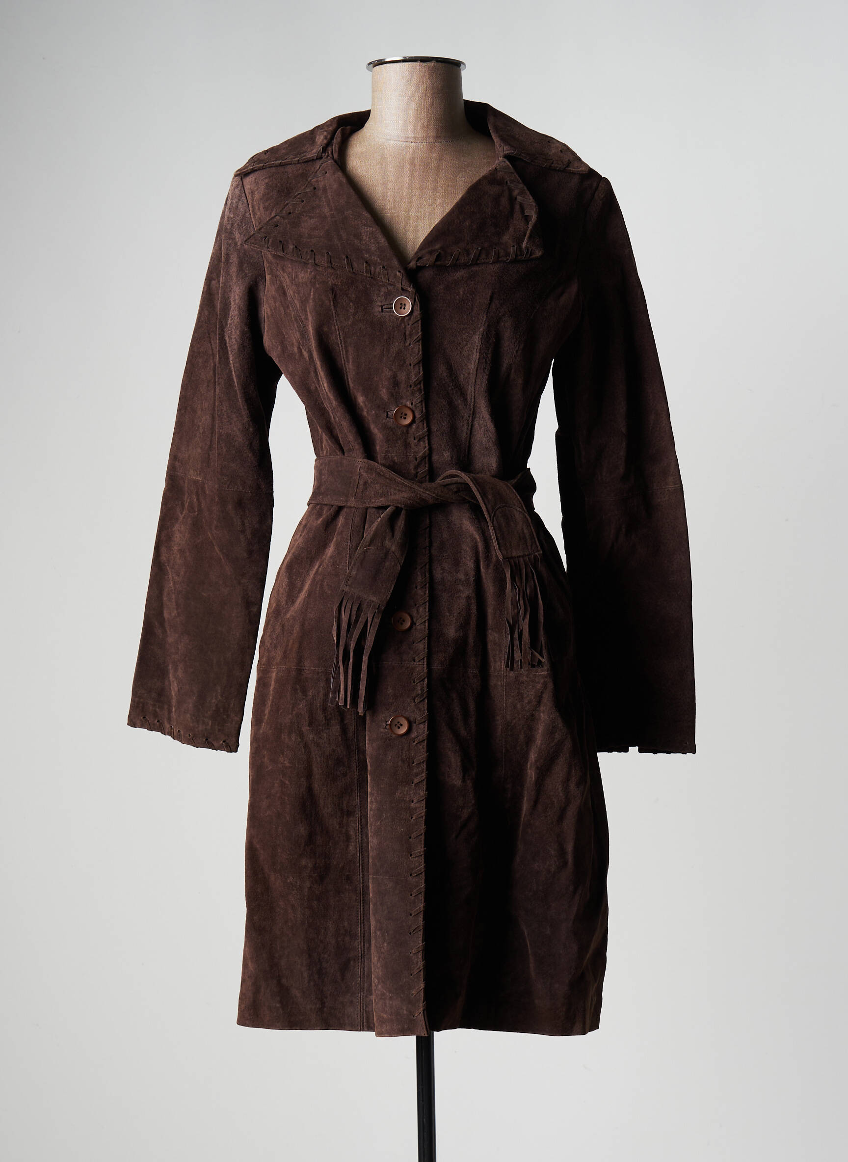 Lucy Paris Manteaux Longs Femme couleur marron