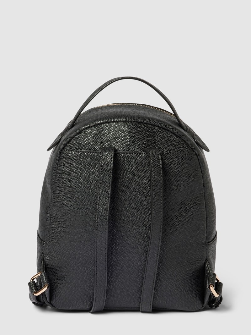 Rucksack mit Strukturmuster Modell 'Manhattan' in schwarz