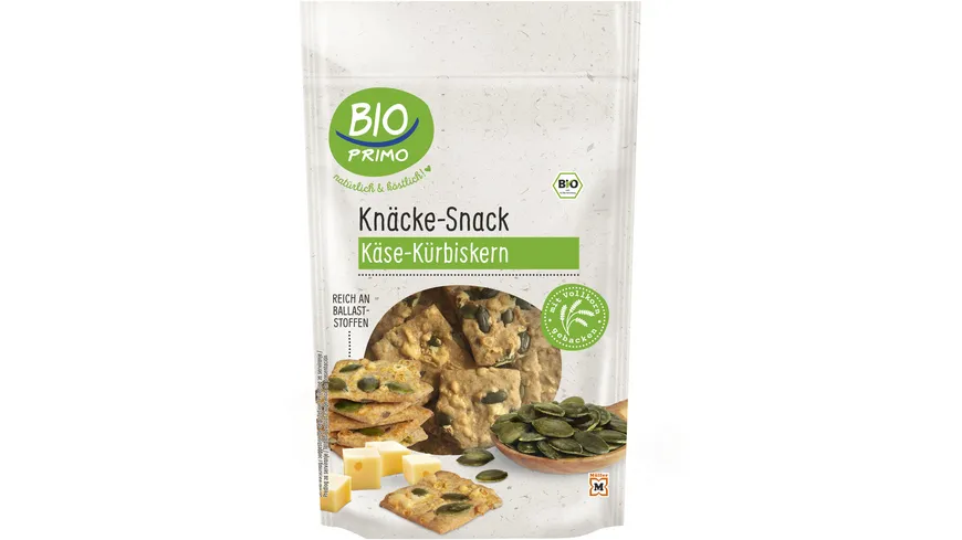BIO PRIMO Bio Knäcke-Snack – Käse-Kürbiskern 110 g