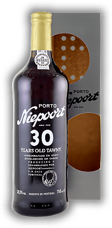Niepoort 30 Years Old Tawny Niepoort 30 Years Old Tawny Edler, gereifter Port. Eine exquisite Vermählung aus verschiedenen, durchschnittlich 30 Jahre alten Weinen, die lange in Eichenfässern reiften. Alter 30 J. - 0,75	 Liter - Vol 20,5%