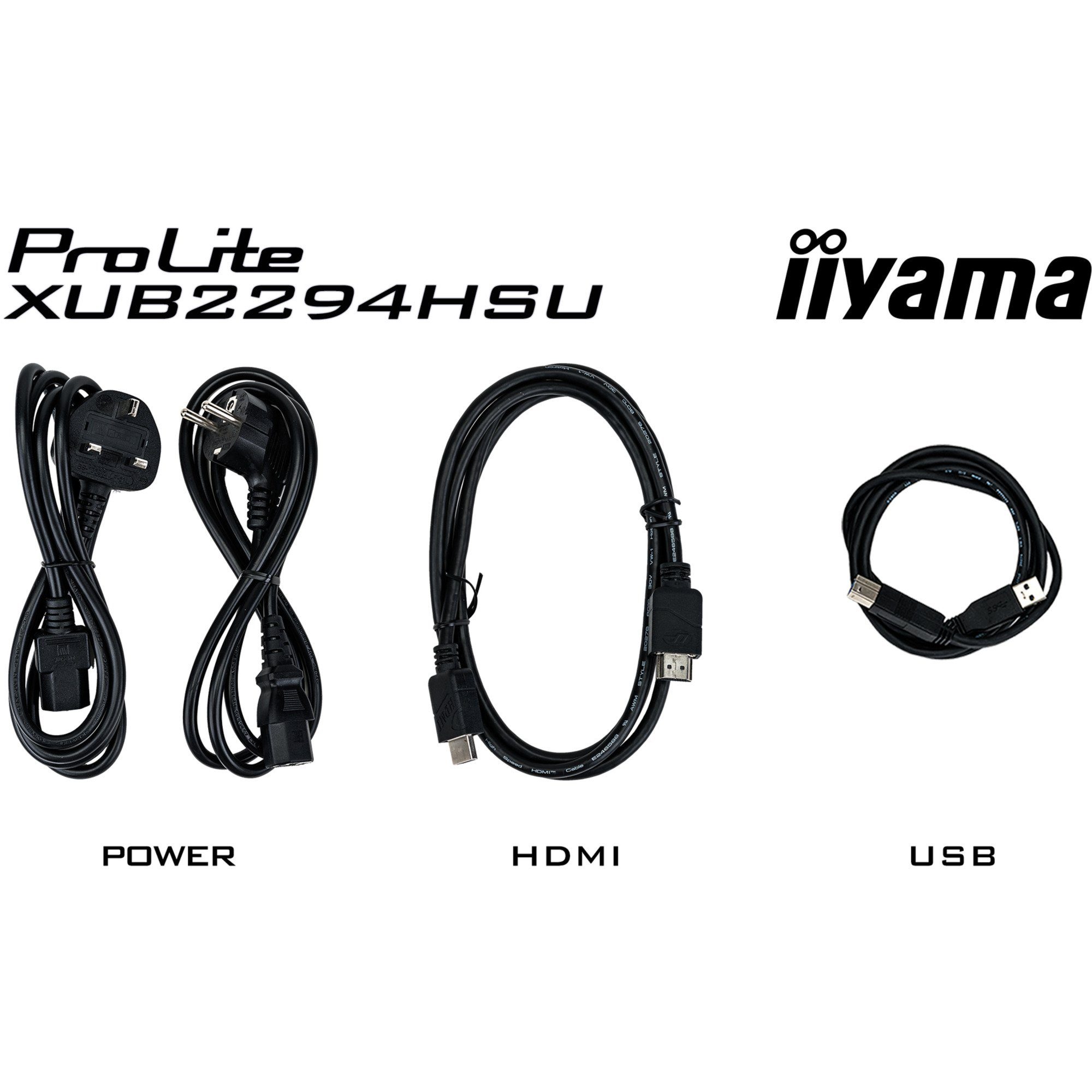 Iiyama iiyama ProLite XUB2294HSU-B2, LED-Monitor, Gaming-Monitor (75 Hz, LED)