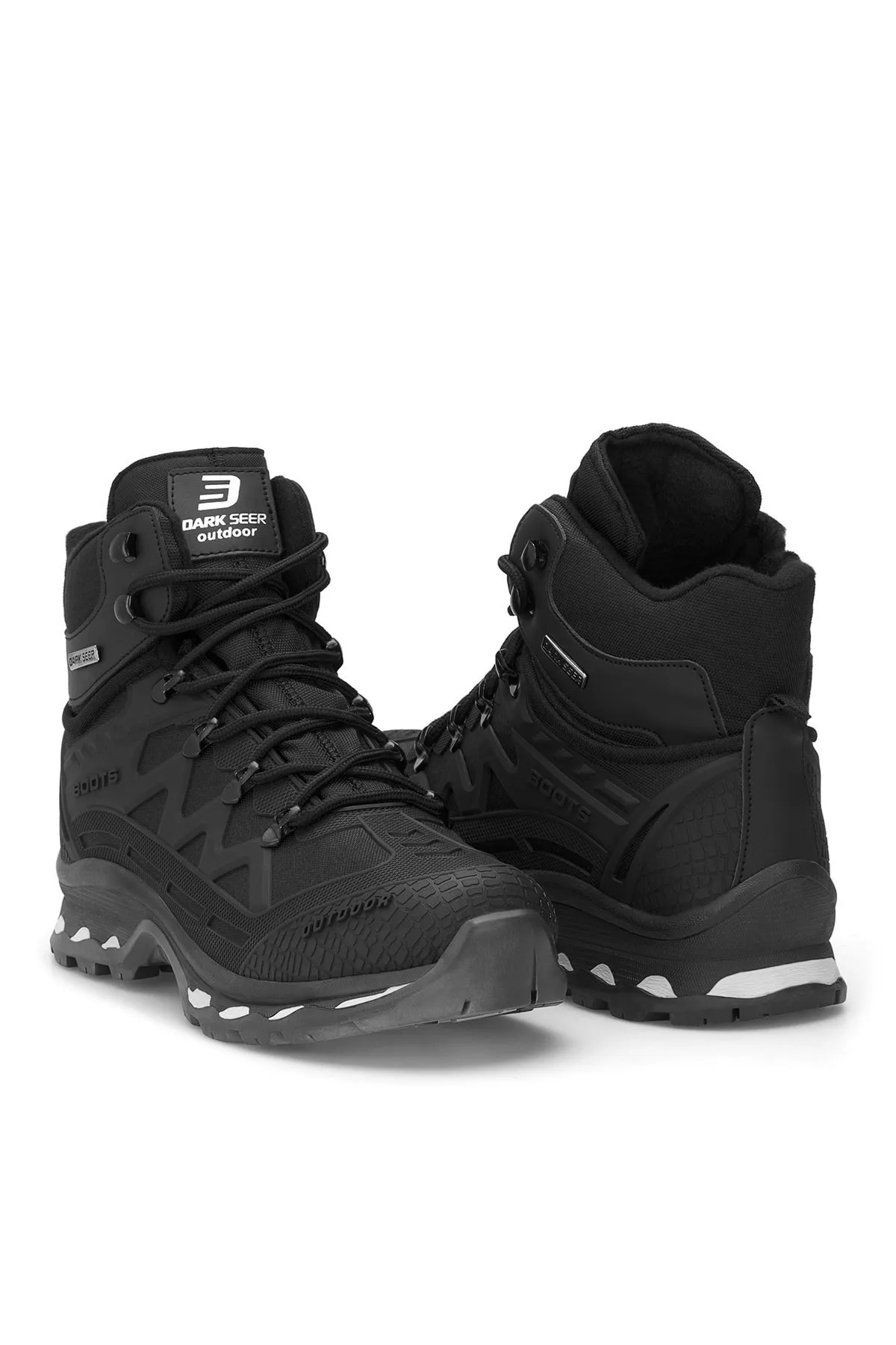 DARK SEER  Schwarze Unisex-Outdoor-Trekkingstiefel DS.1821