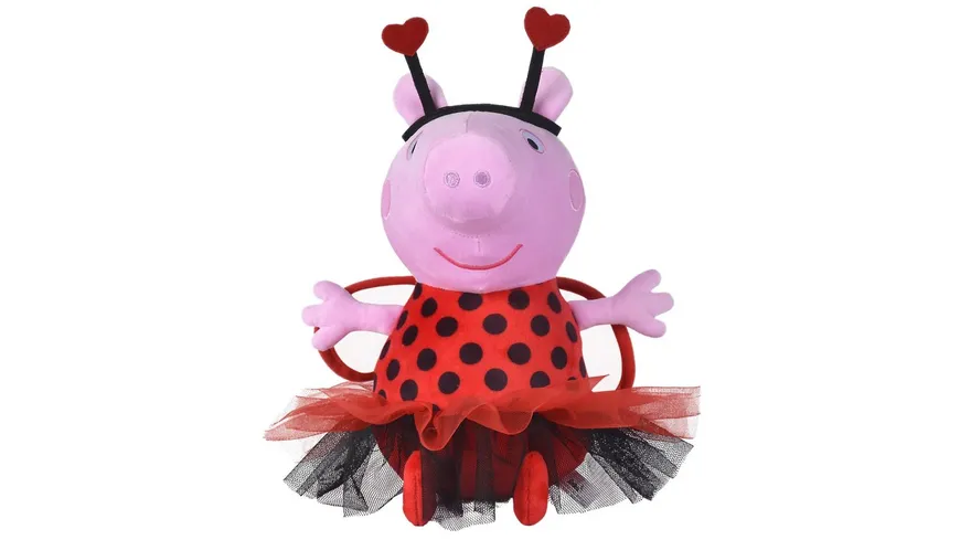 Simba - Peppa Pig - als Marienkäfer, 28cm