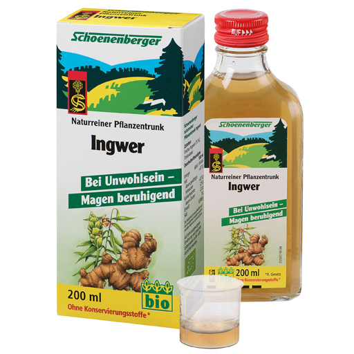 INGWER PFLANZENTRUNK Schoenenberger  200 ml  Saft