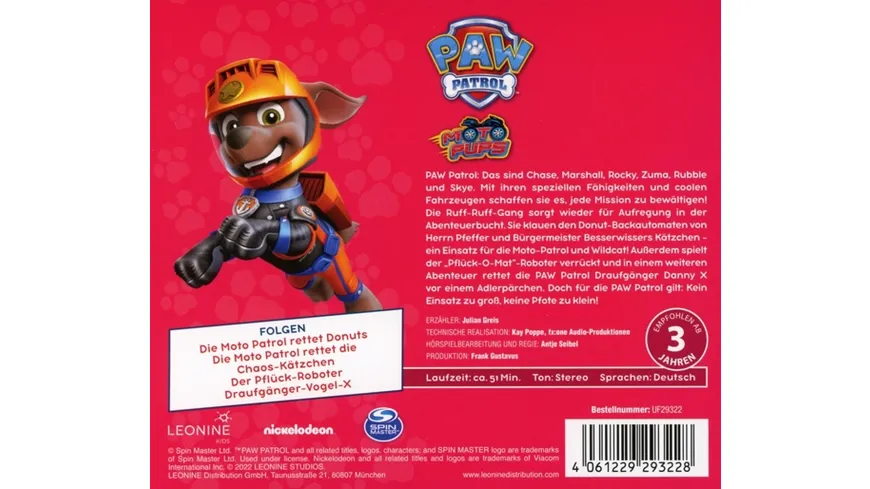 PAW Patrol CD 44