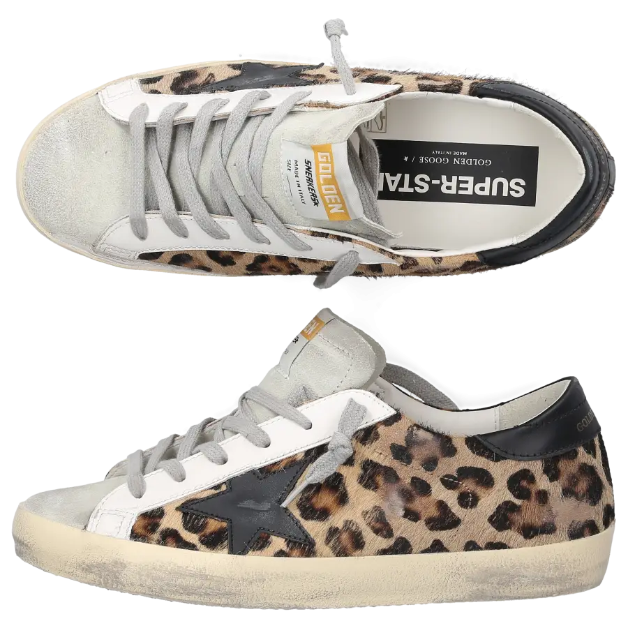 Golden Goose - Sneaker low SUPER-STAR Pony - braun