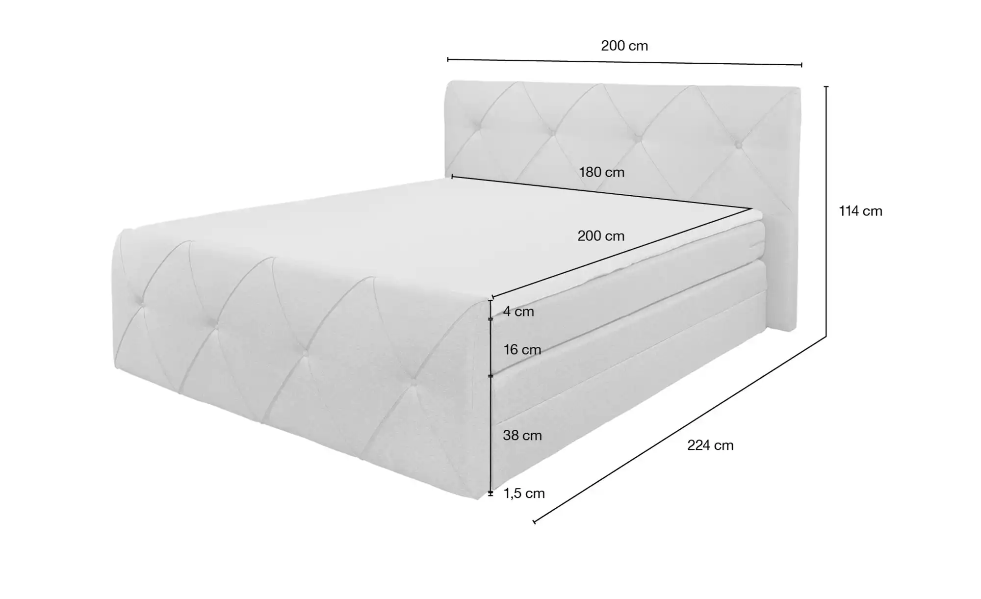 Kollektion Kraft Boxspringbett Cleo