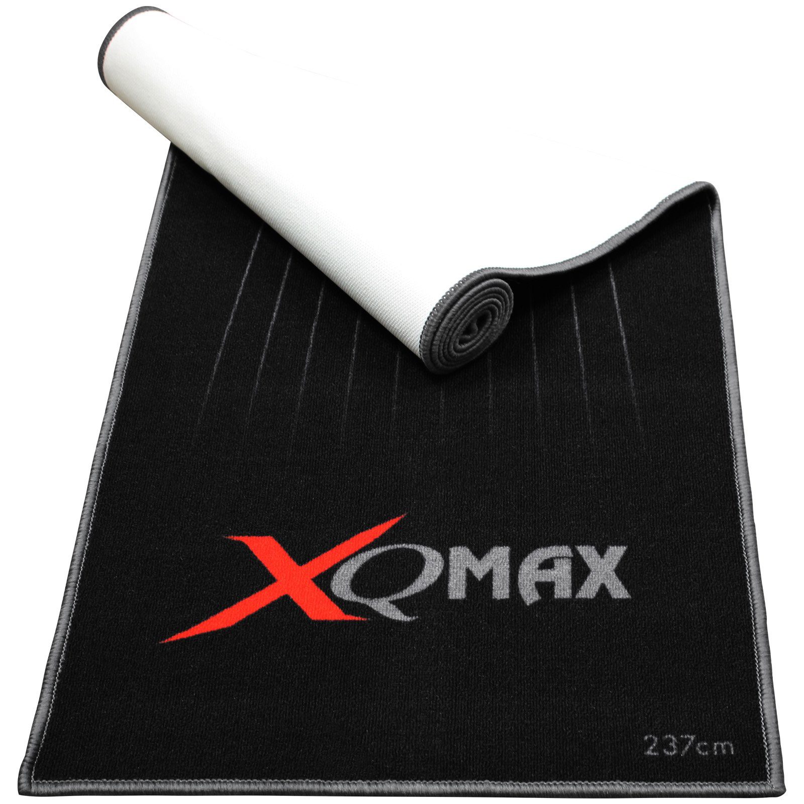 XQMAX Dartmatte Dartteppich 237x60cm Motivwahl Turnier-Dartmatte, Rutschfest Turnierabstand Turniermatte Steeldart Teppich Darts