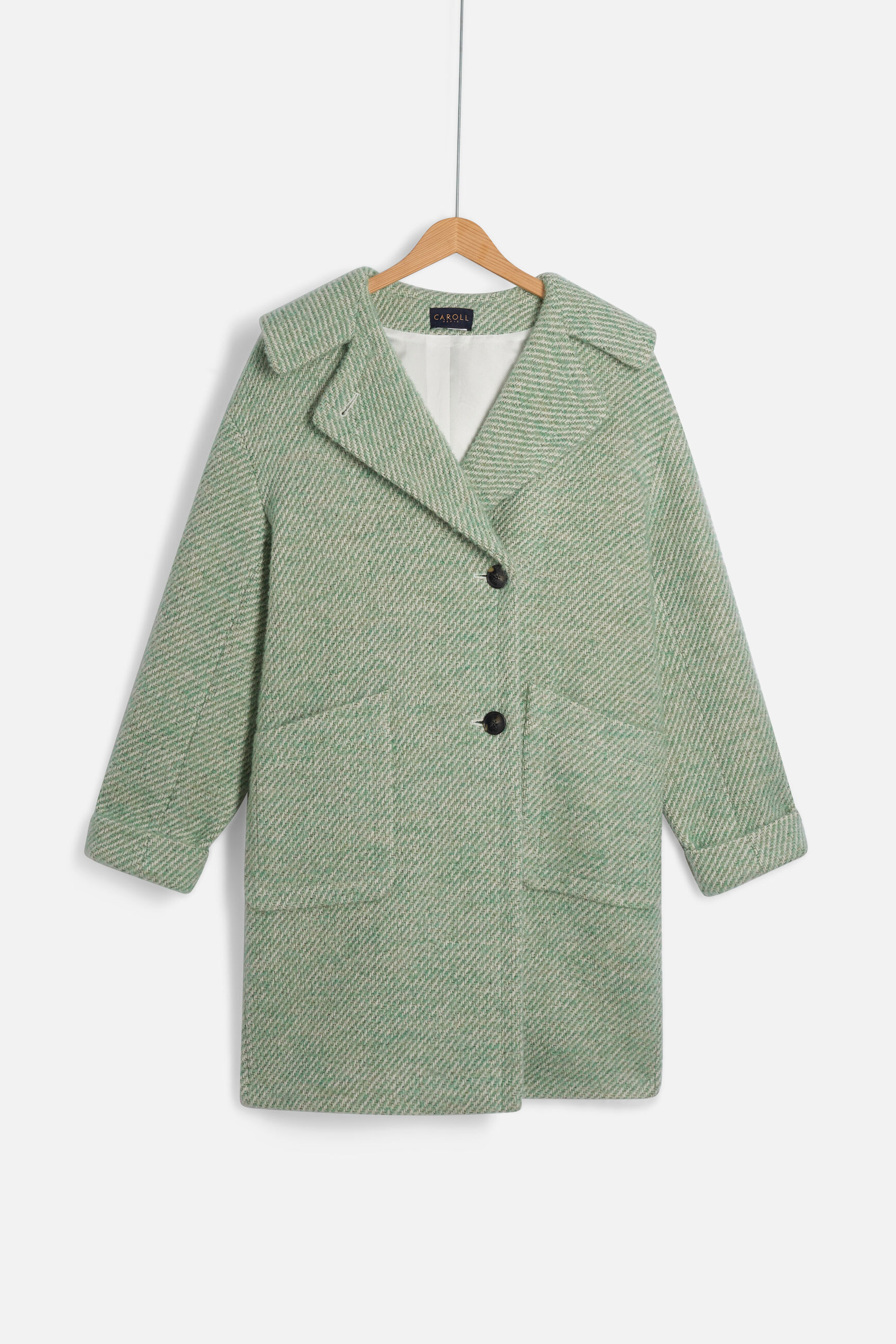 manteau kylian vert clair femme