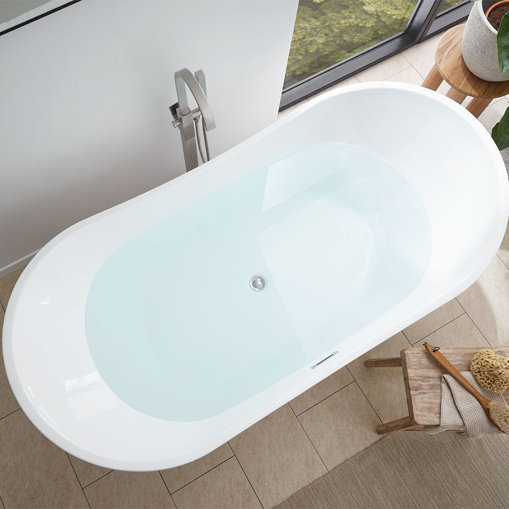 Home Deluxe Freistehende Badewanne OVALO