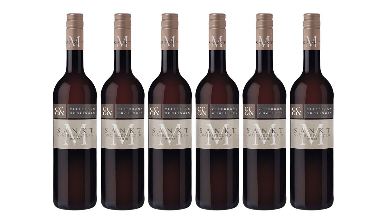 Württembergische WZG Cleebronner Spätburgunder Qualitätswein Trocken St. Michael 0,75L 6er Karton