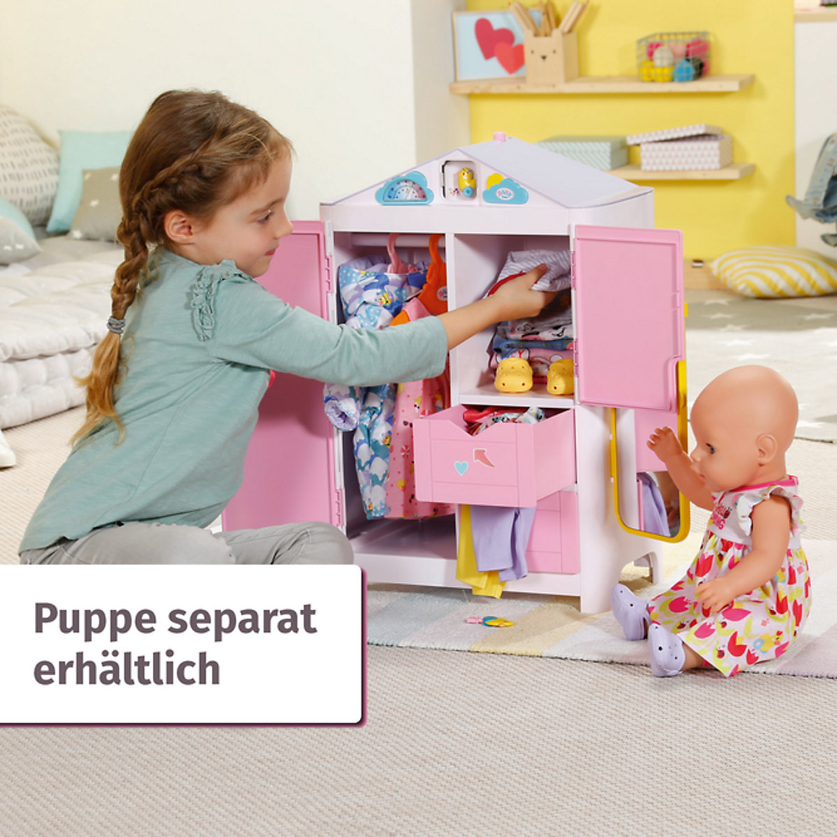 BABY born® 827987 Schrank mit Wetterente