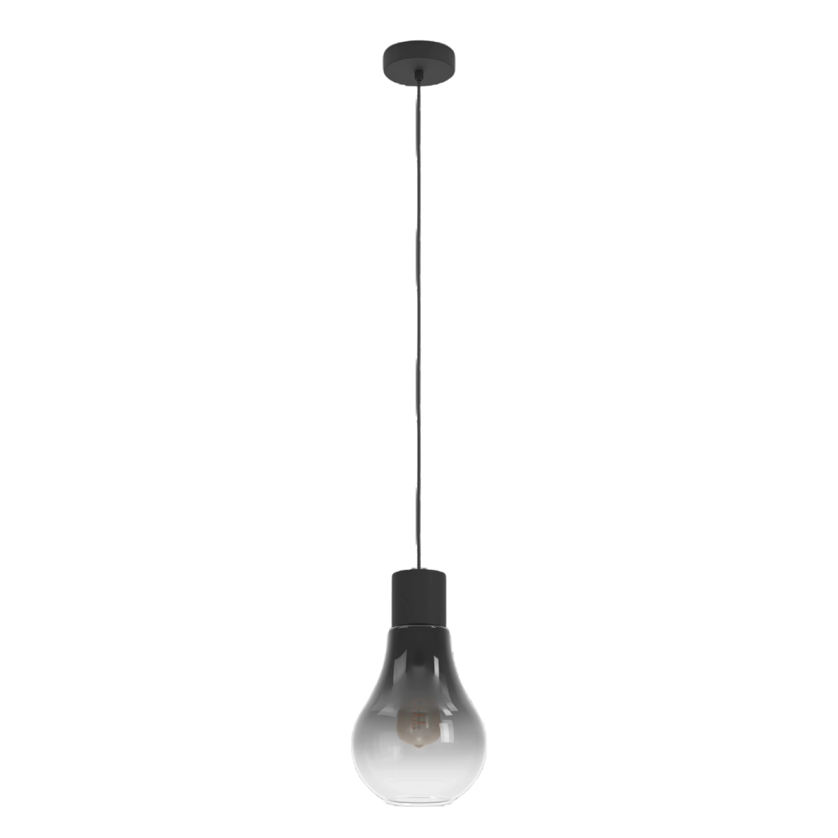Roomio 1-flg Pendelleuchte No. 9802 Schwarz Grau