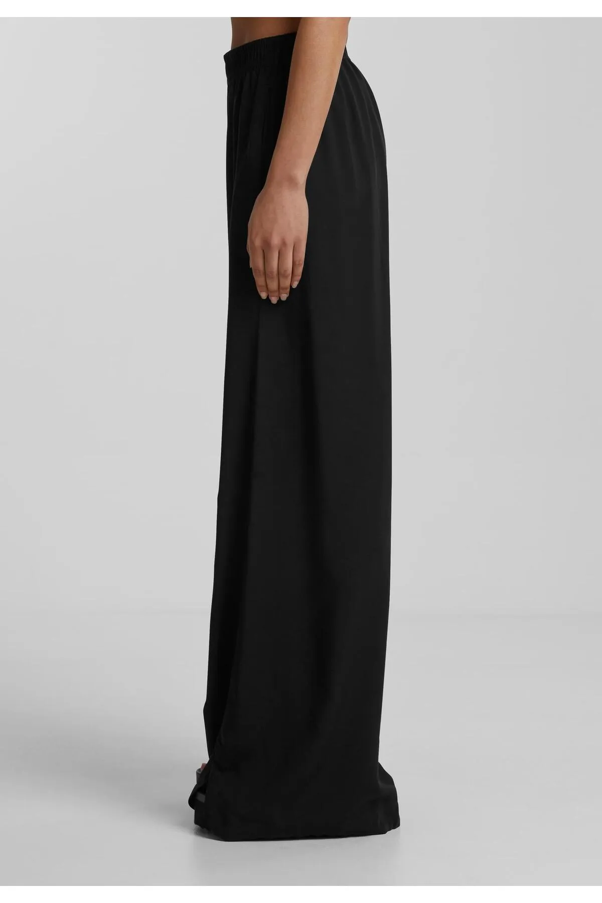 Urban Classics  Damen-Hose aus Viskose mit weitem Bein