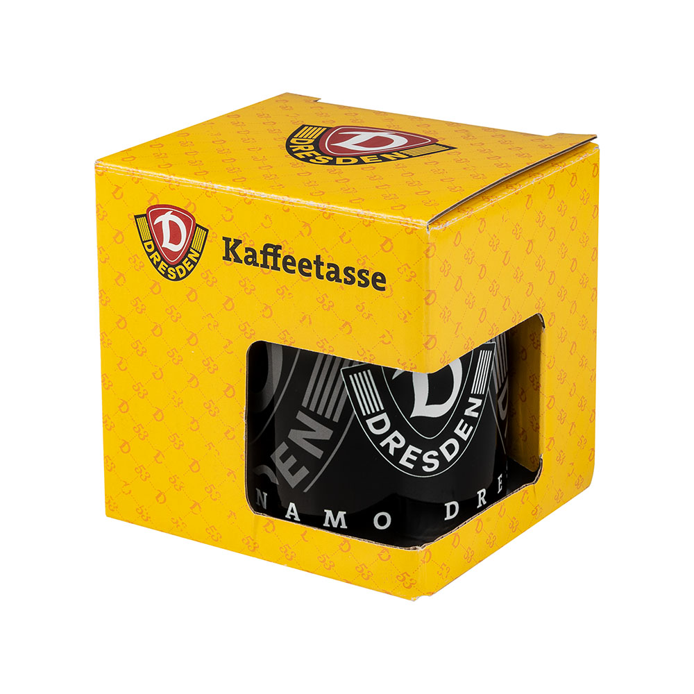 Kaffeetasse SGD schwarz-weiß