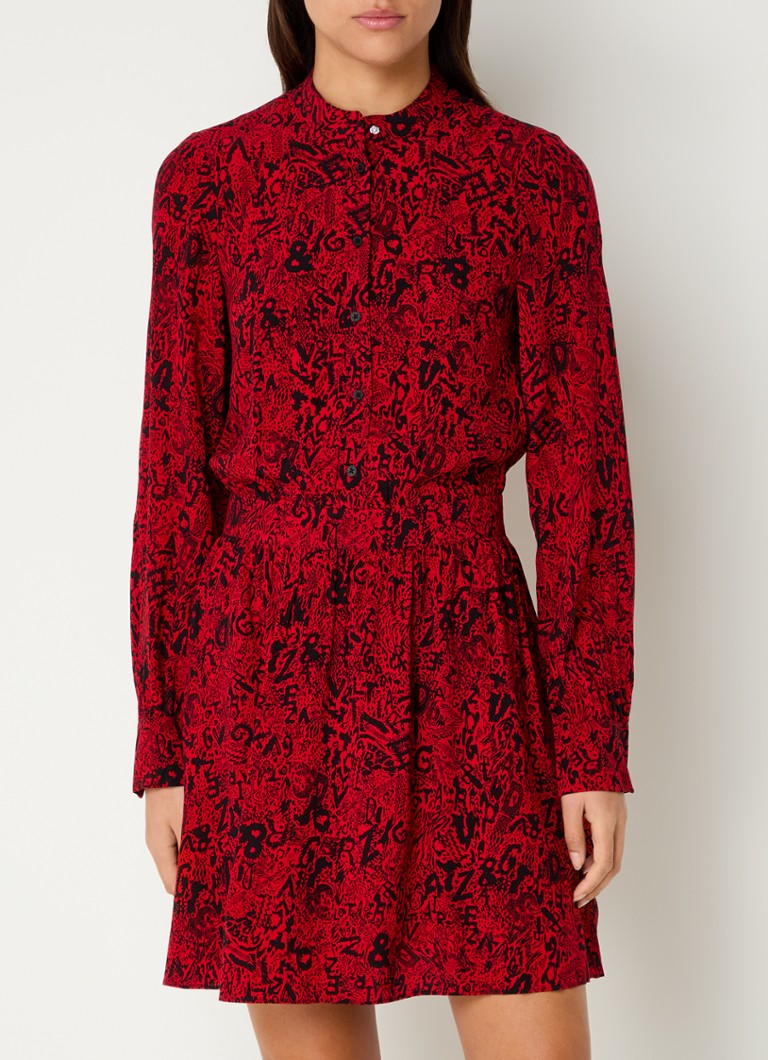Robe tunique courte Refla Zadig&Voltaire avec imprimé