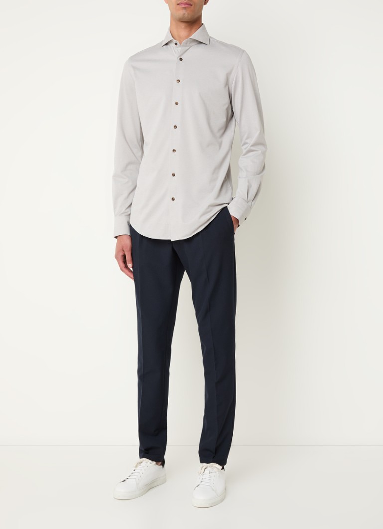 Profuomo Slim fit košulja s izrezanim ovratnikom