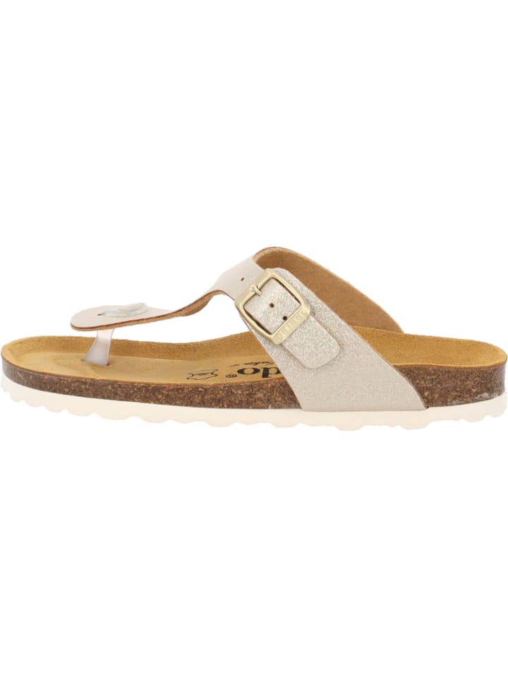 palado Pantoletten in gold glitzer günstig kaufen