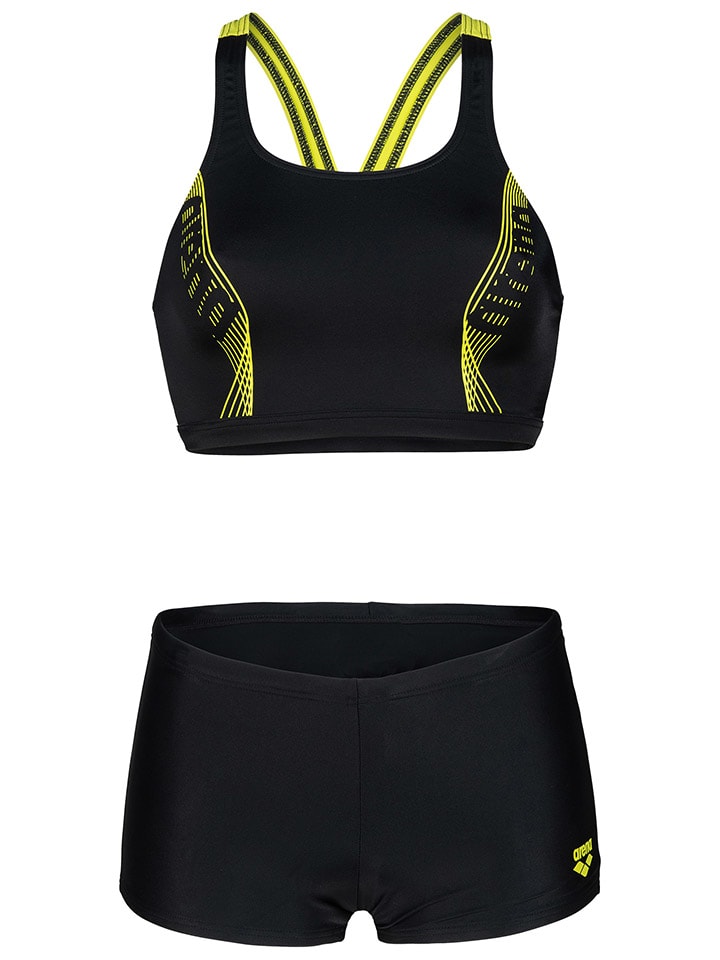 Arena Bikini in Schwarz/ Gelb günstig kaufen