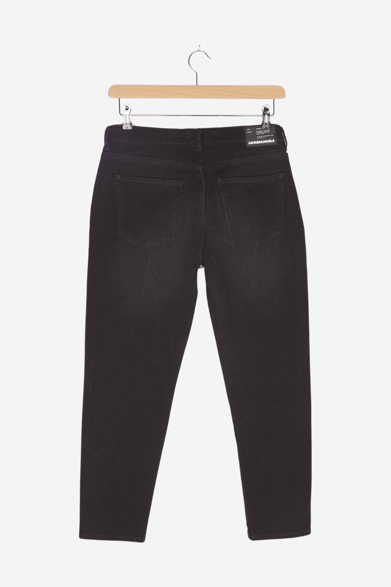 Tapered Leg Mid Waist aus Bio-Baumwoll Mix