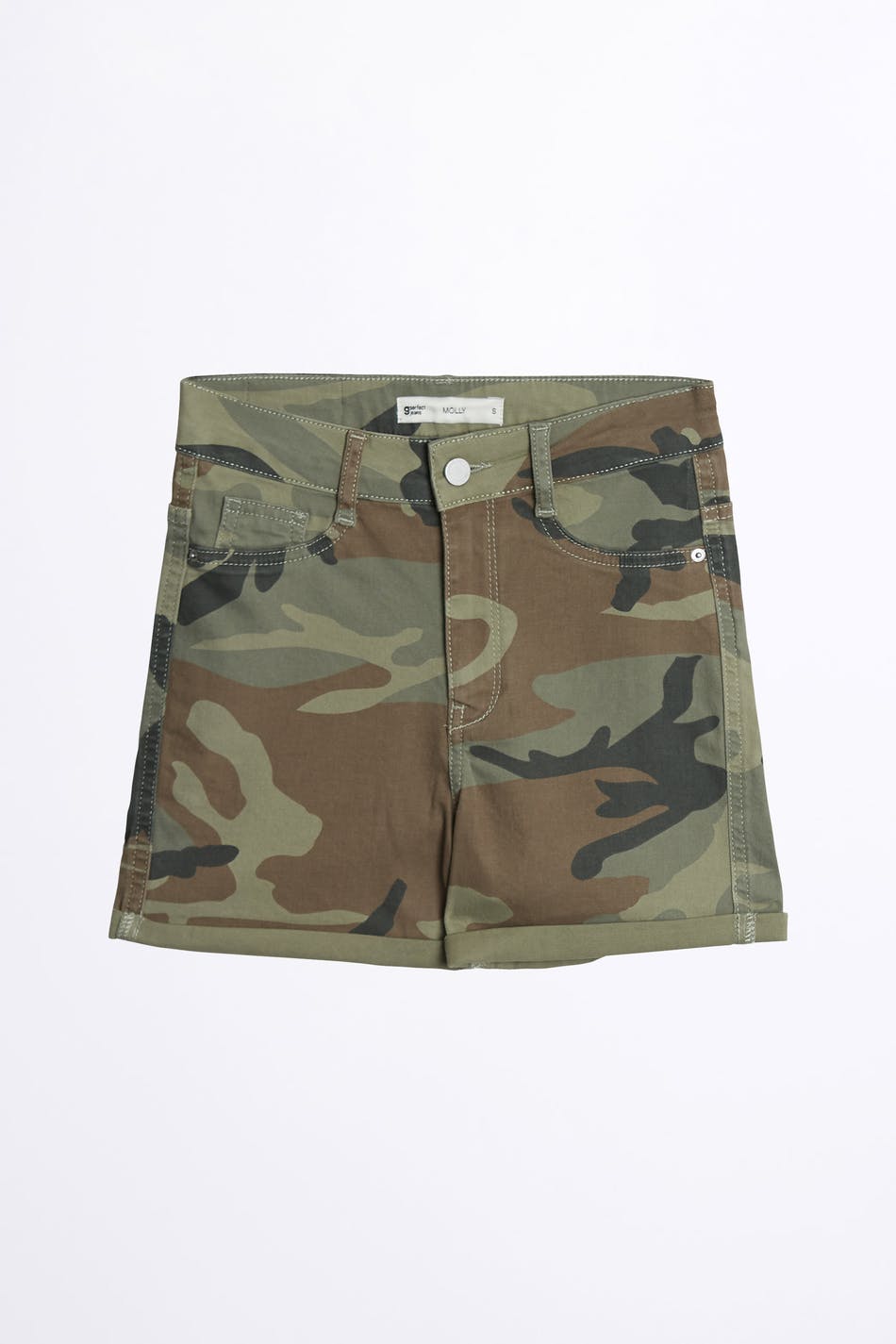 Molly hi-waist denim shorts