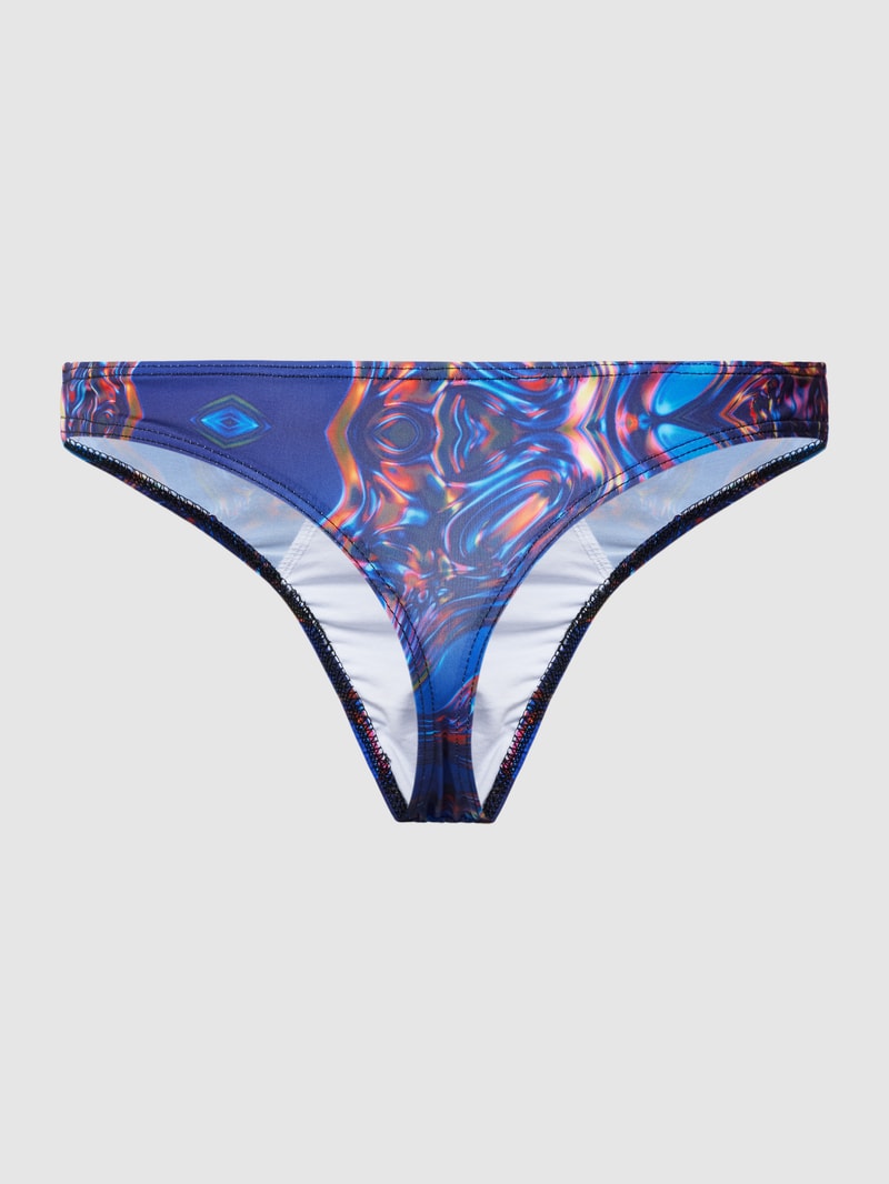 String mit Allover-Muster Modell 'AMETHYST' in violett