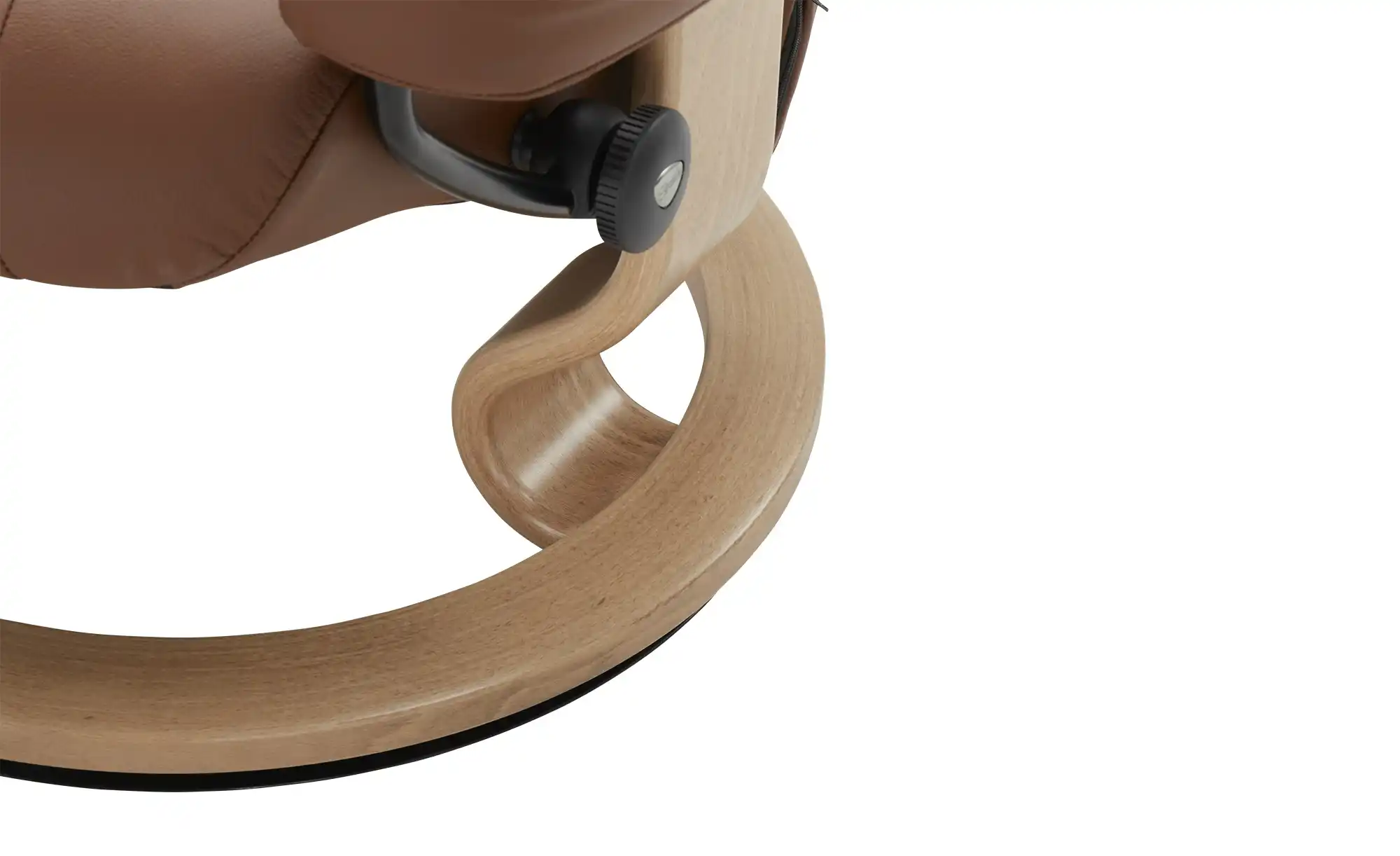 Stressless Relaxsessel mit Hocker aus Echtleder Garda M