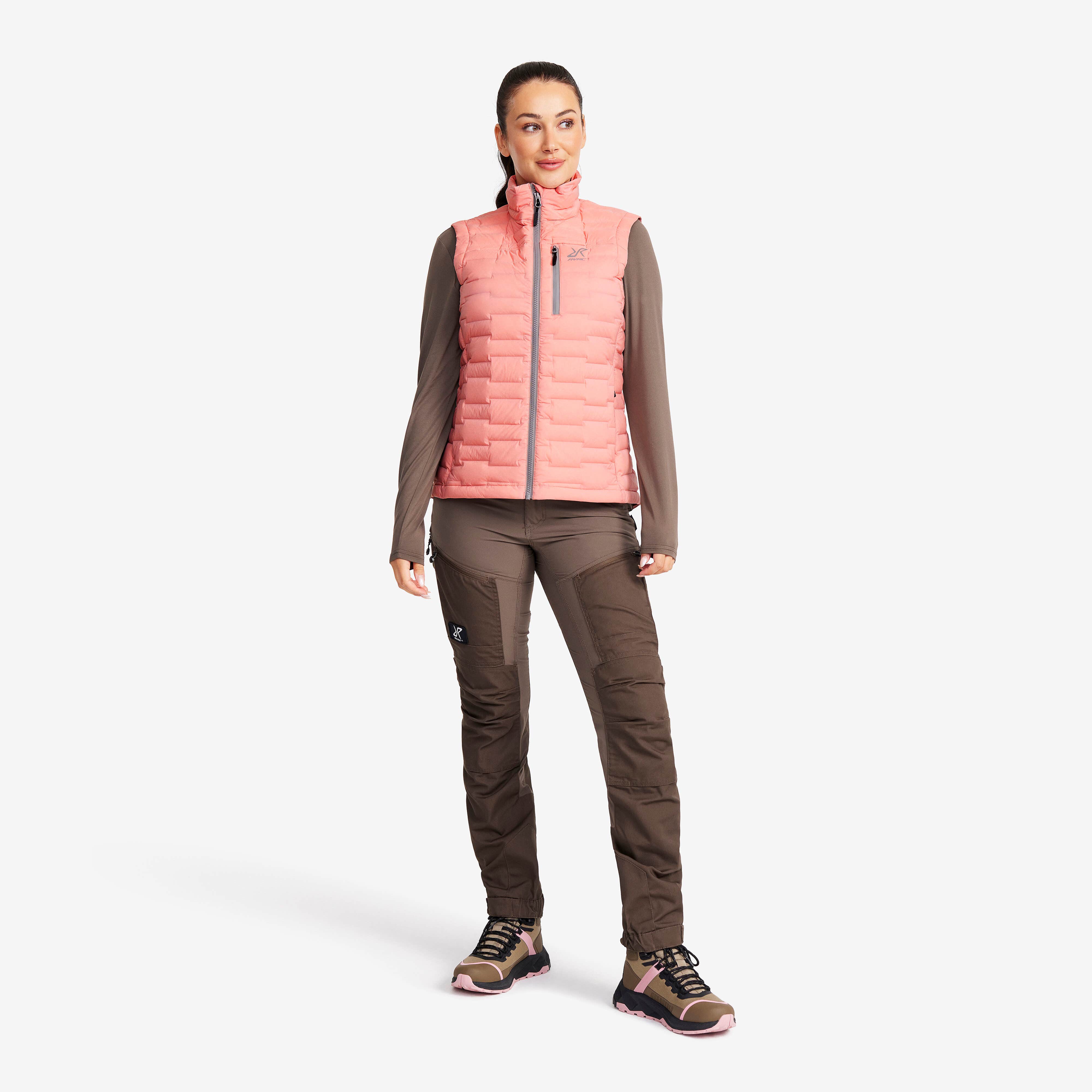 Flex Stretch Down Vest Femme Blush