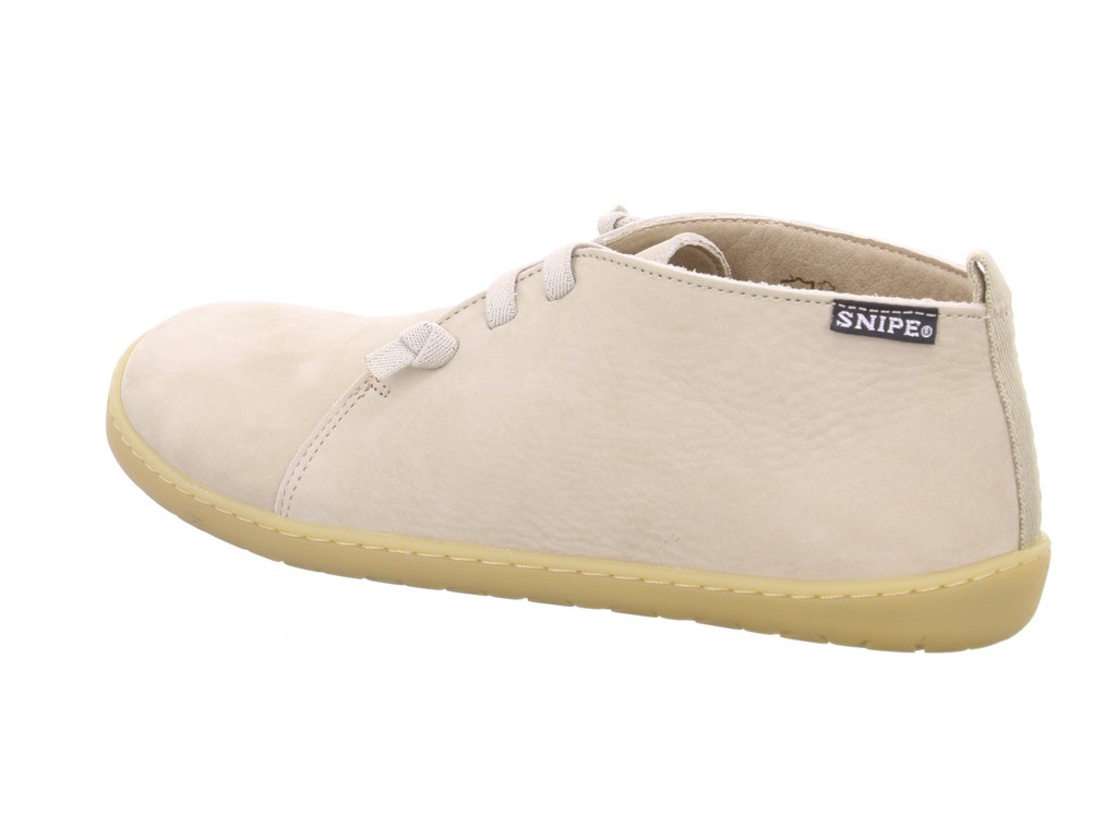 SNIPE Komfort Schnürer beige Barefoot