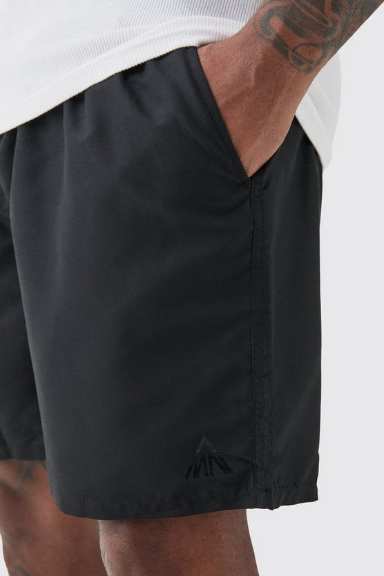 Plus mittellang Badehose