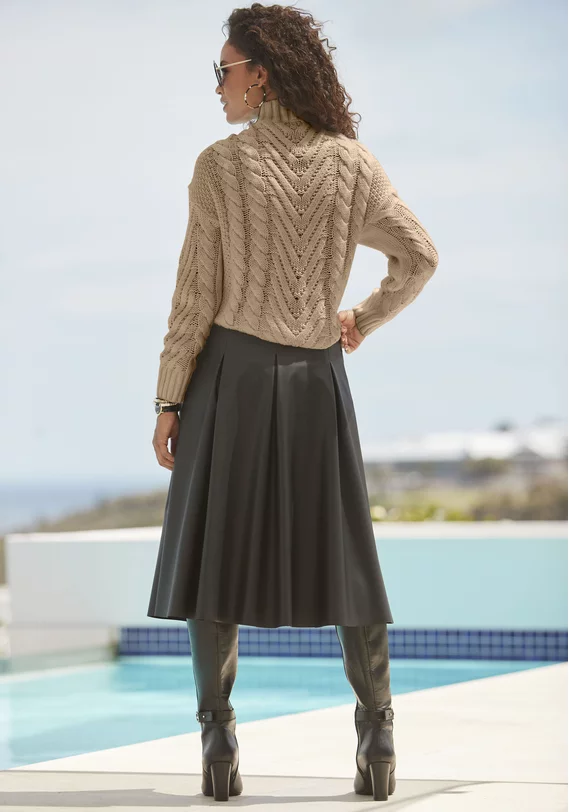 Stehkragenpullover