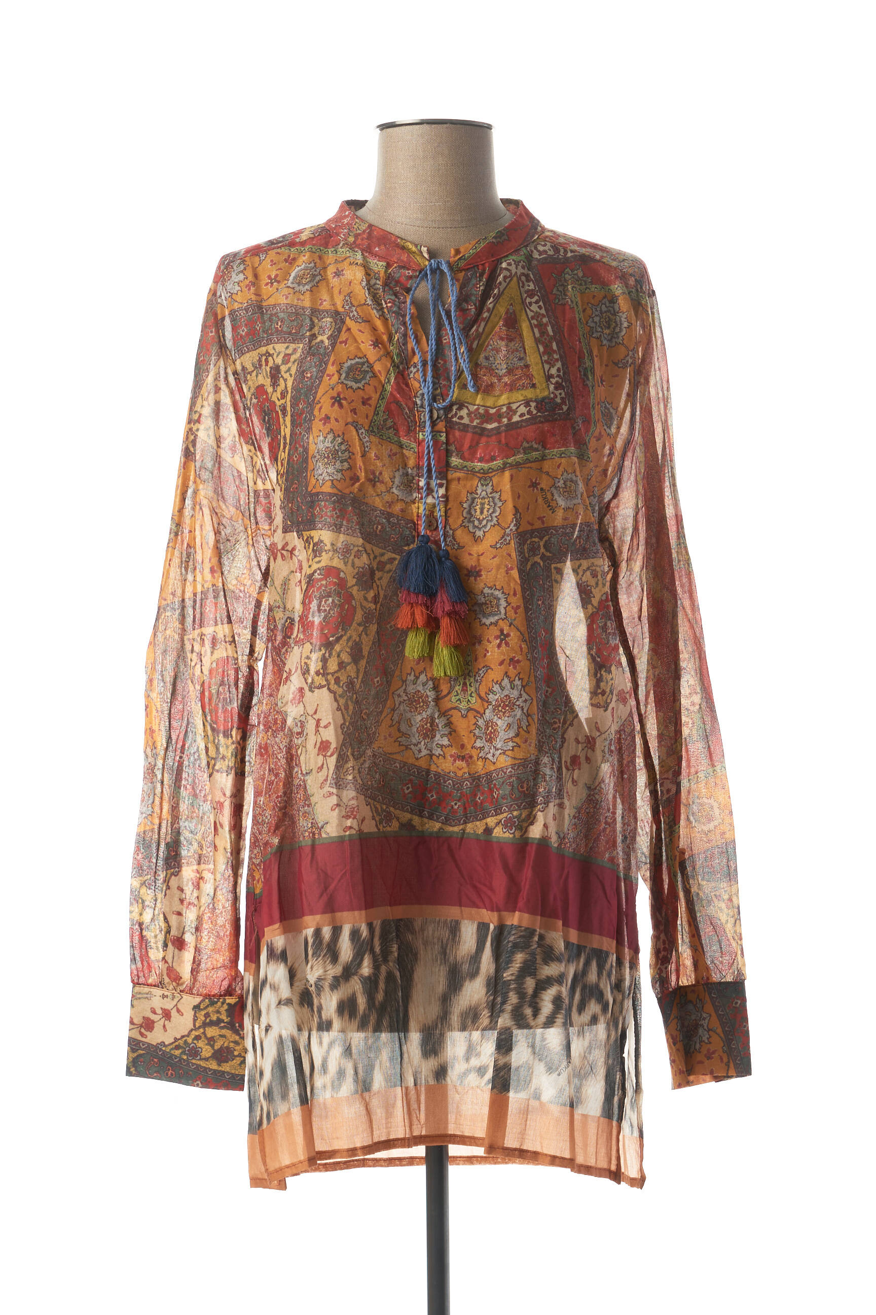 Markup Tuniquemanchelongue Femme couleur orange
