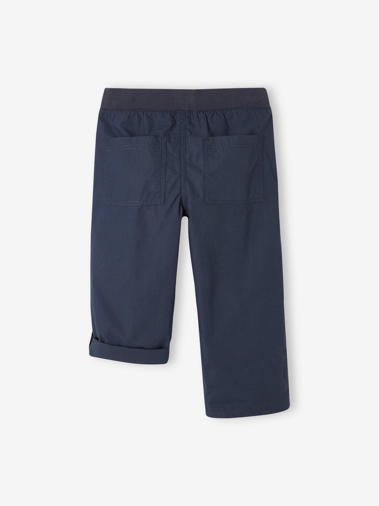 Vertbaudet Jungen 3/4-Shorts mit verstellbarer Länge - olivgrün