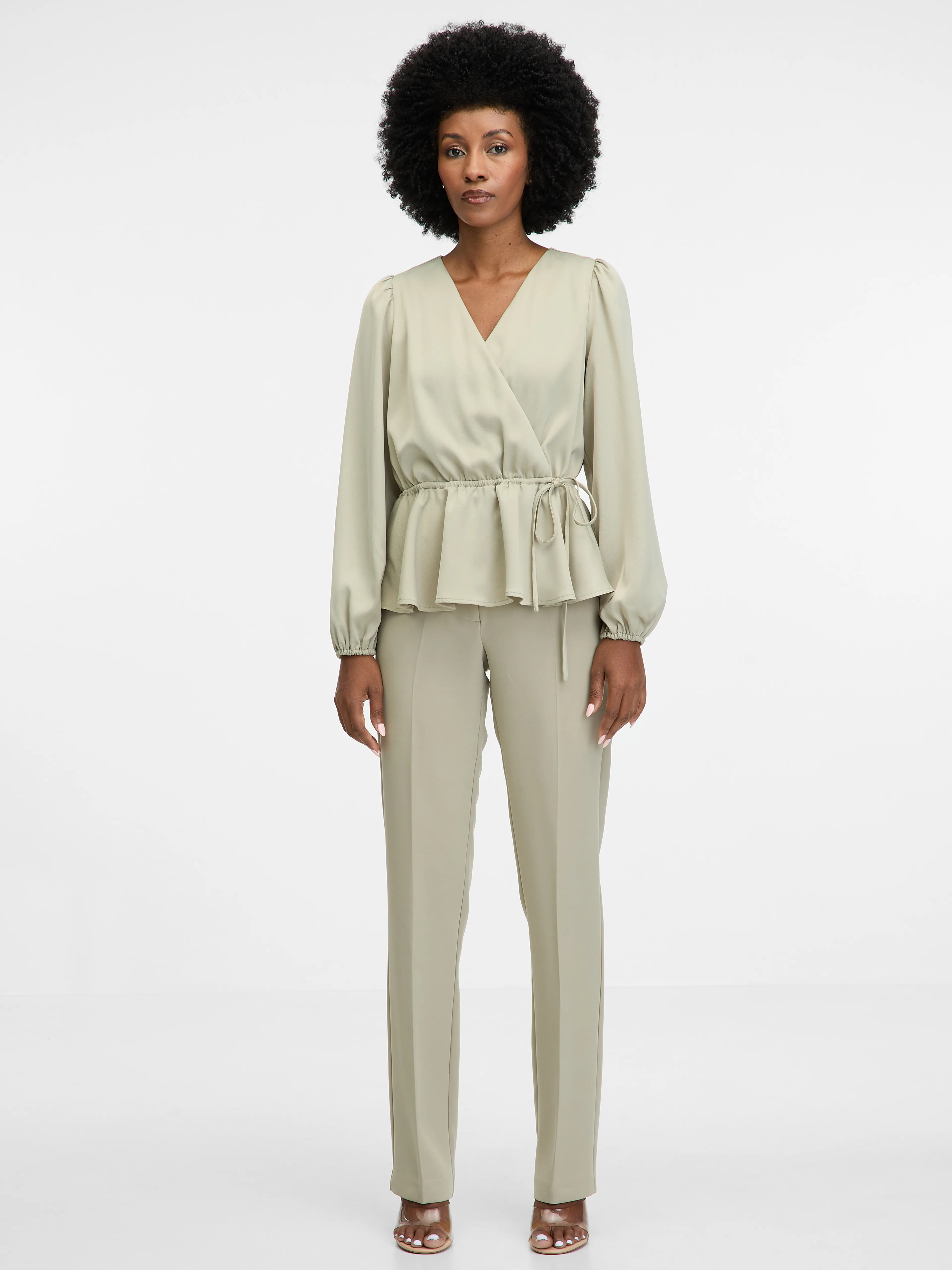 Khakifarbene Damenhose ORSAY