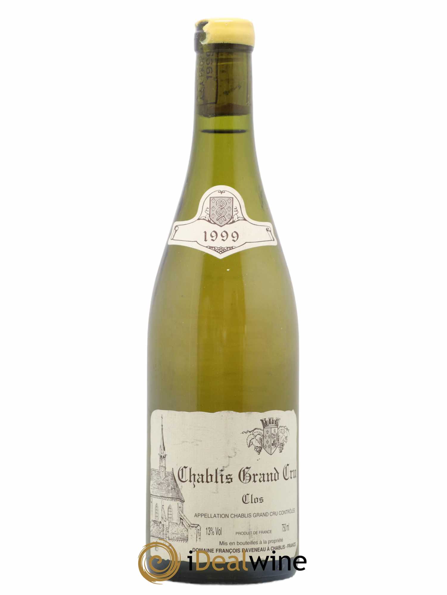 Chablis Grand Cru Clos Raveneau (Domaine)  1999 - Lot de 1 Bouteille