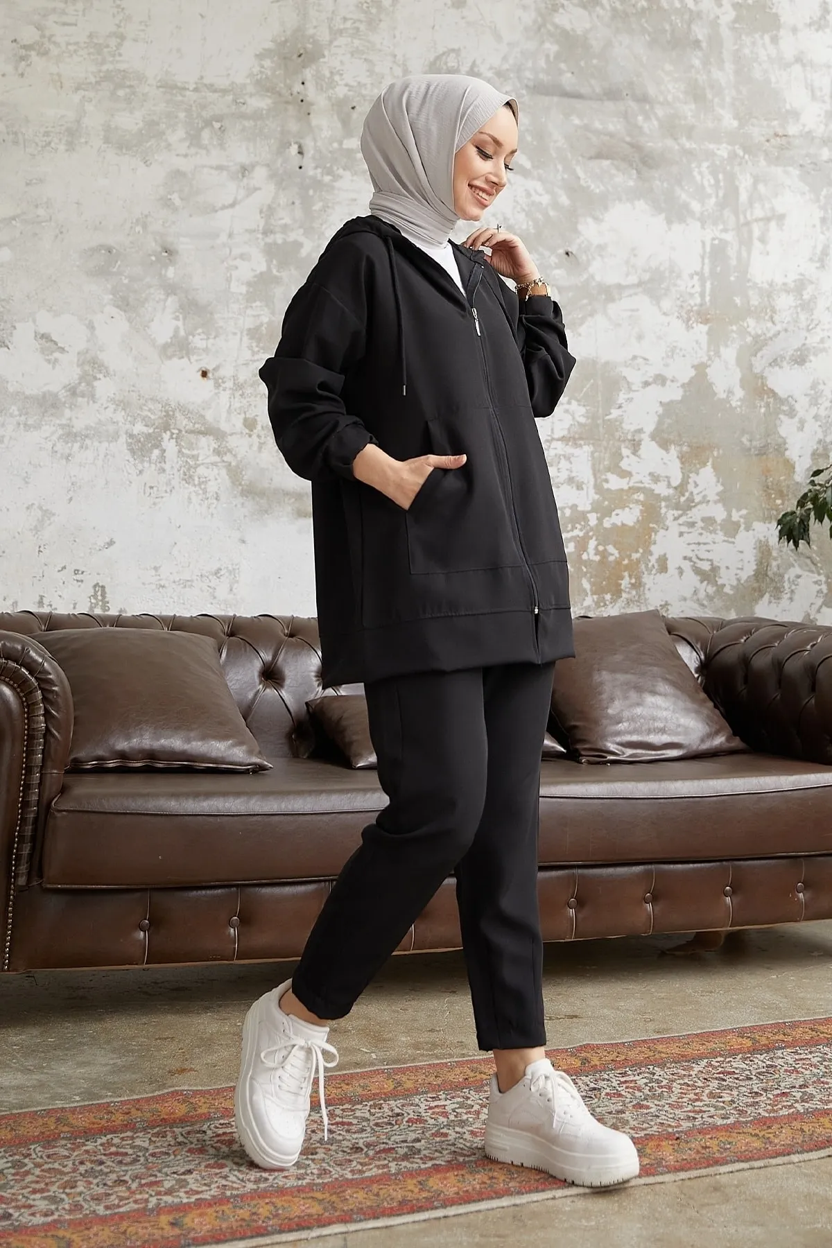 InStyle  Amor Basic Zweiteiliger Anzug – Schwarz