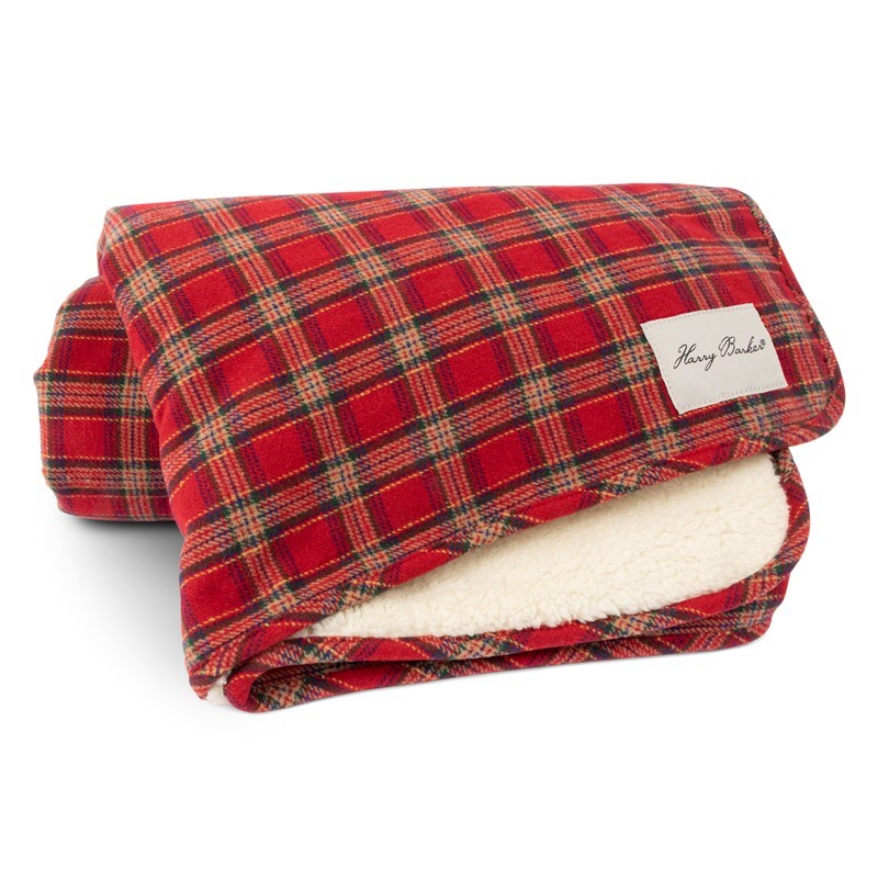 Paw Care Hundedecken Paw Care Harry Barker Decke Red Plaid Sherpa