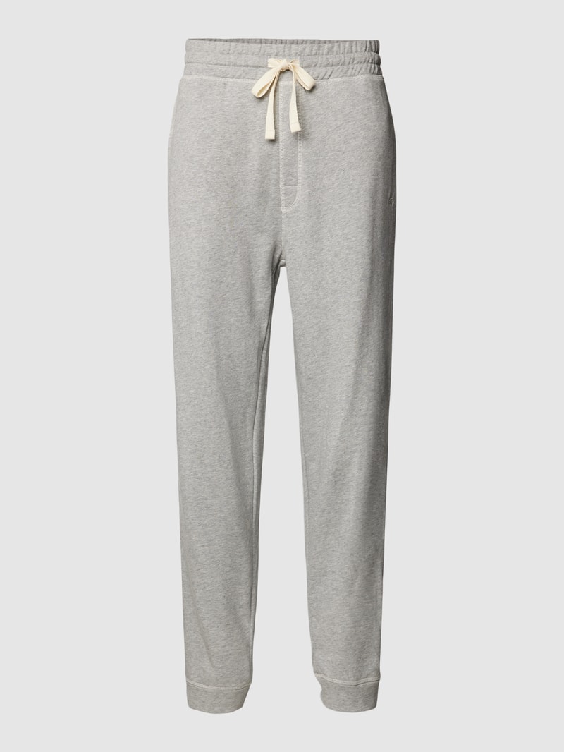 Sweatpants in melierter Optik Modell 'FRENCH TERRY' in mittelgrau meliert