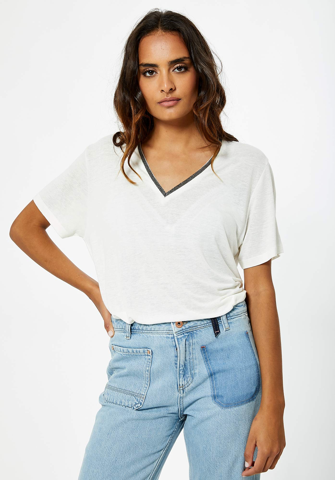JORIX  T-shirt blanc Femme