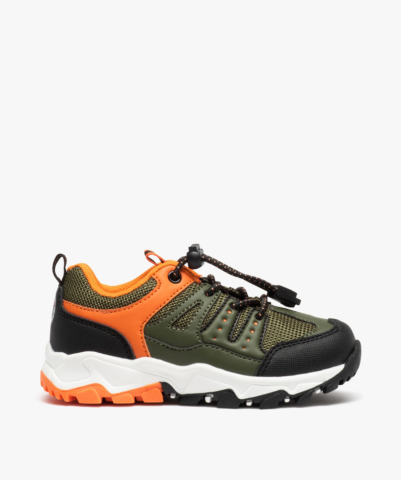 Baskets Garçon style outdoor à lacets et en mesh - Maui & ... kaki | GEMO