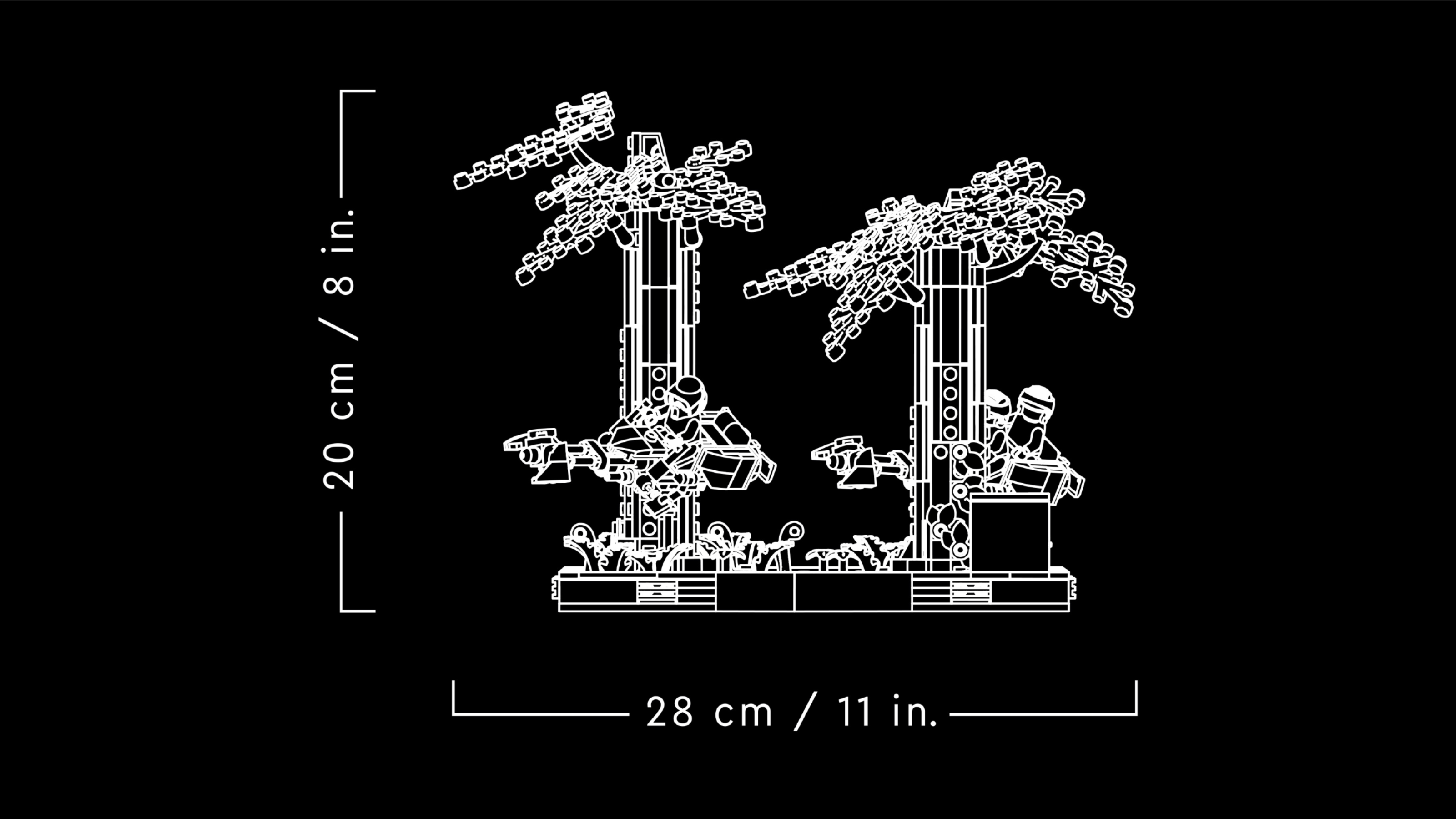 Verfolgungsjagd auf Endor™ – Diorama 75353