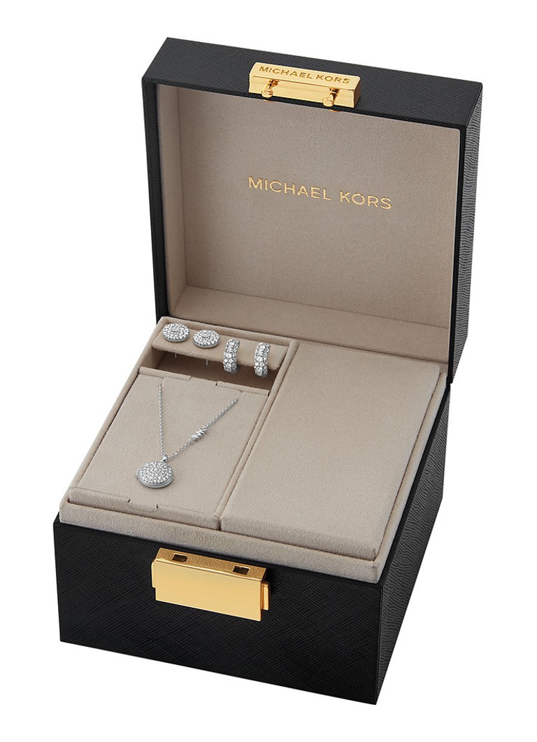 Set di gioielli Michael Kors composto da 3 pezzi (collana e orecchini) MKC1700SET