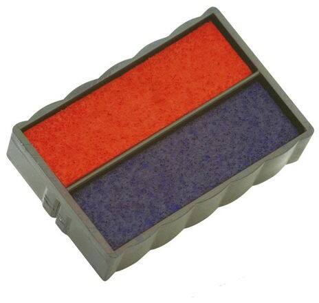 Trodat 648502 Stempelkissen Blau/Rot 4,1 x 2,4 cm 2 Stück