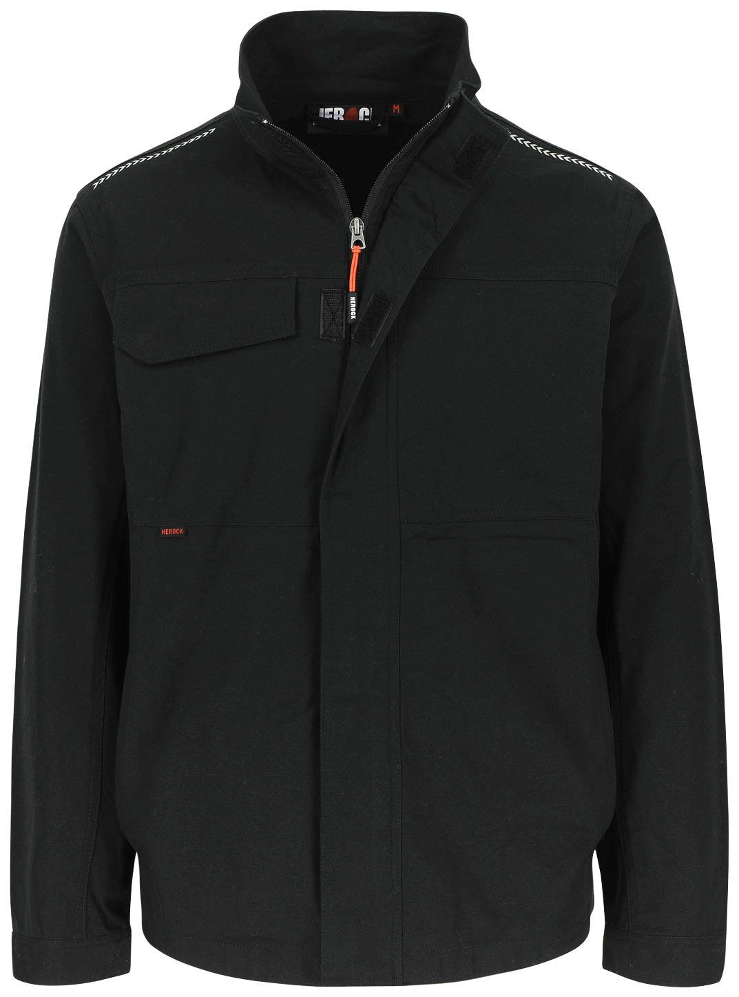 Herock Arbeitsjacke Drago Multi-pocket, bequeme 2-Wege-Stretch Jacke, reflektierende Elemente