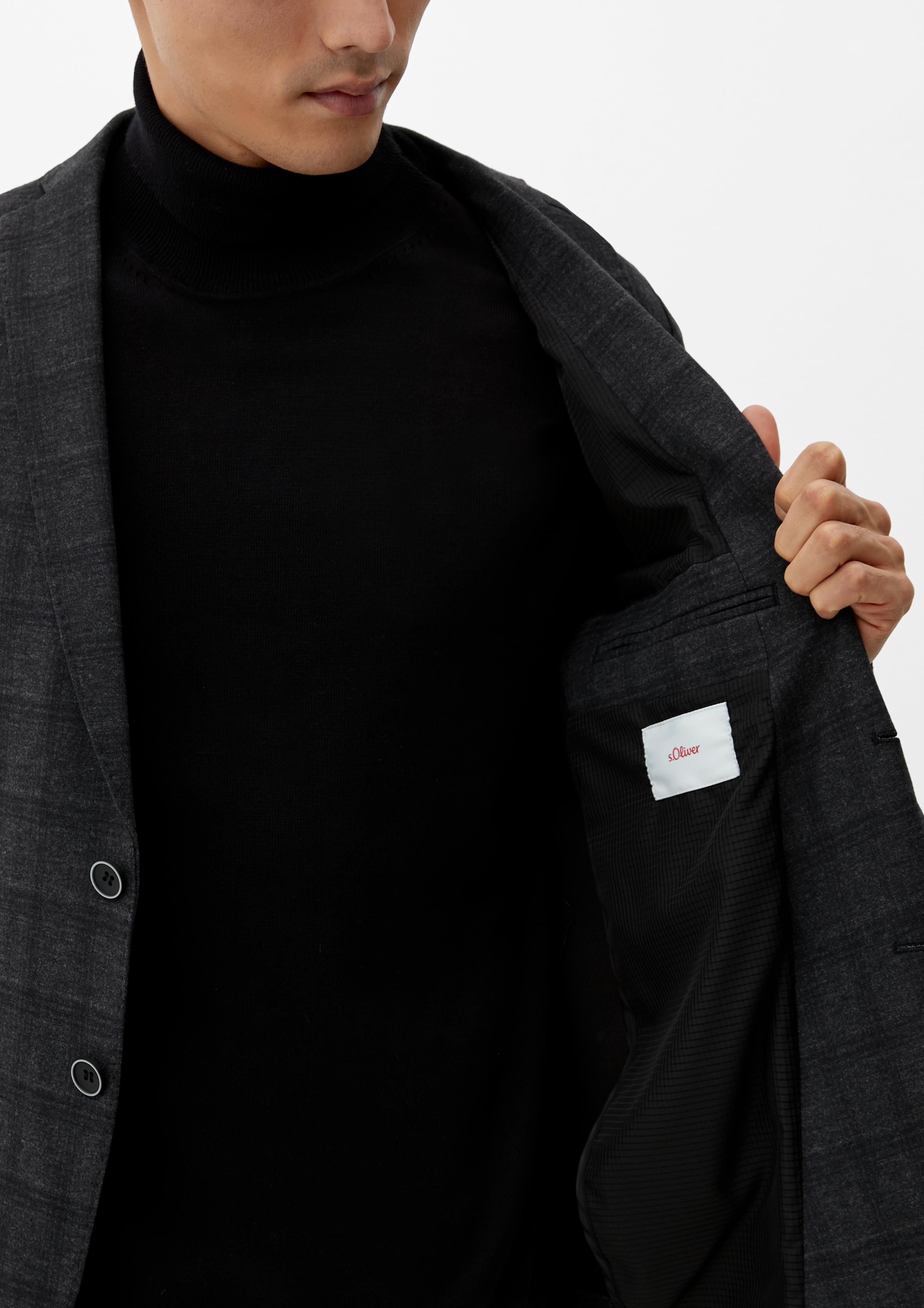 Slim: Sakko mit Karo-Muster  2120648-97N1