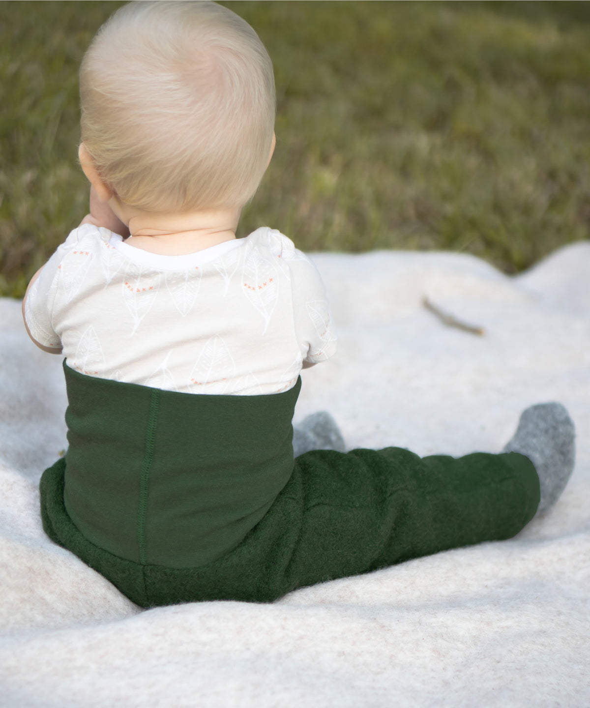 Walkhose mit Bündchen