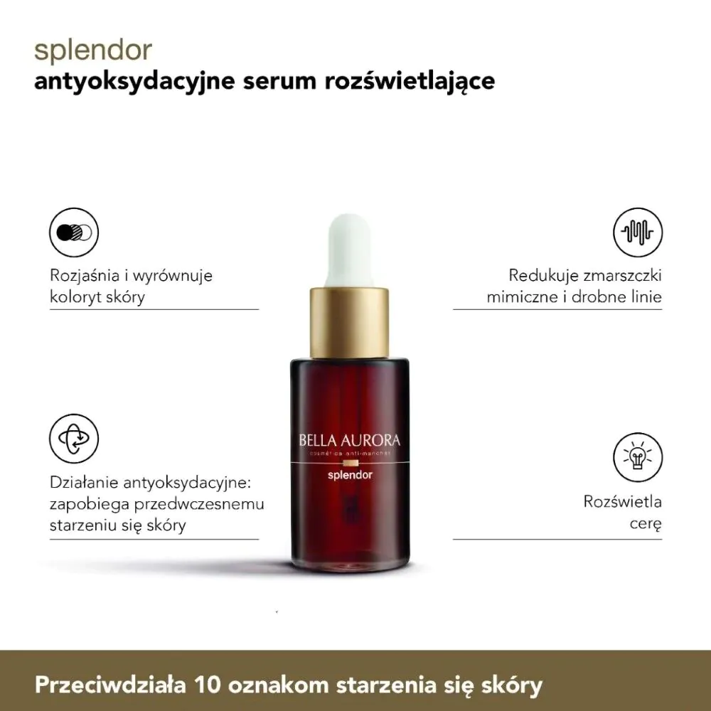 Bella Aurora Splendor C-vitamin og hyaluronsyre-dråber