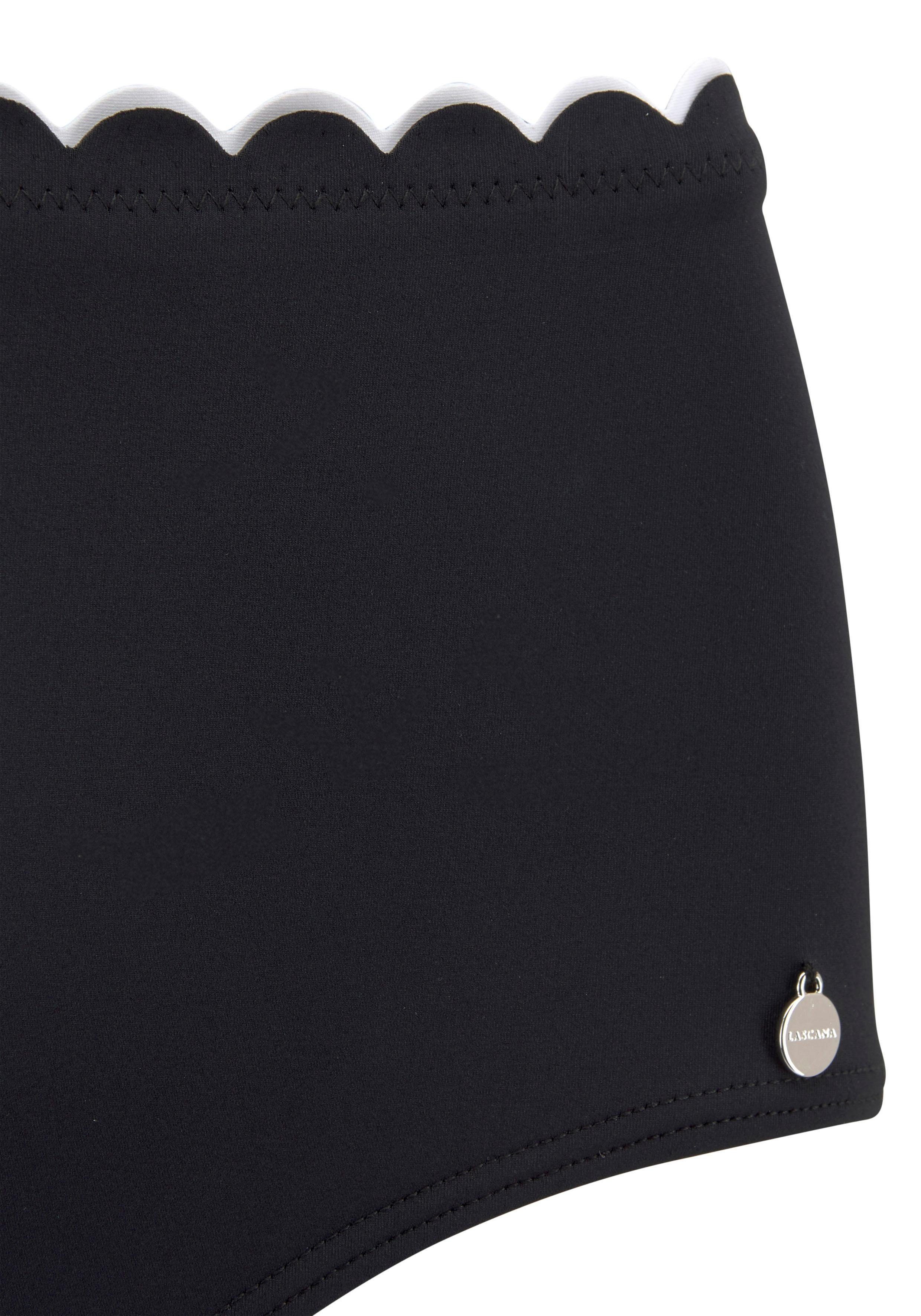 LASCANA Highwaist-Bikini-Hose Camilla mit Farbkontrast