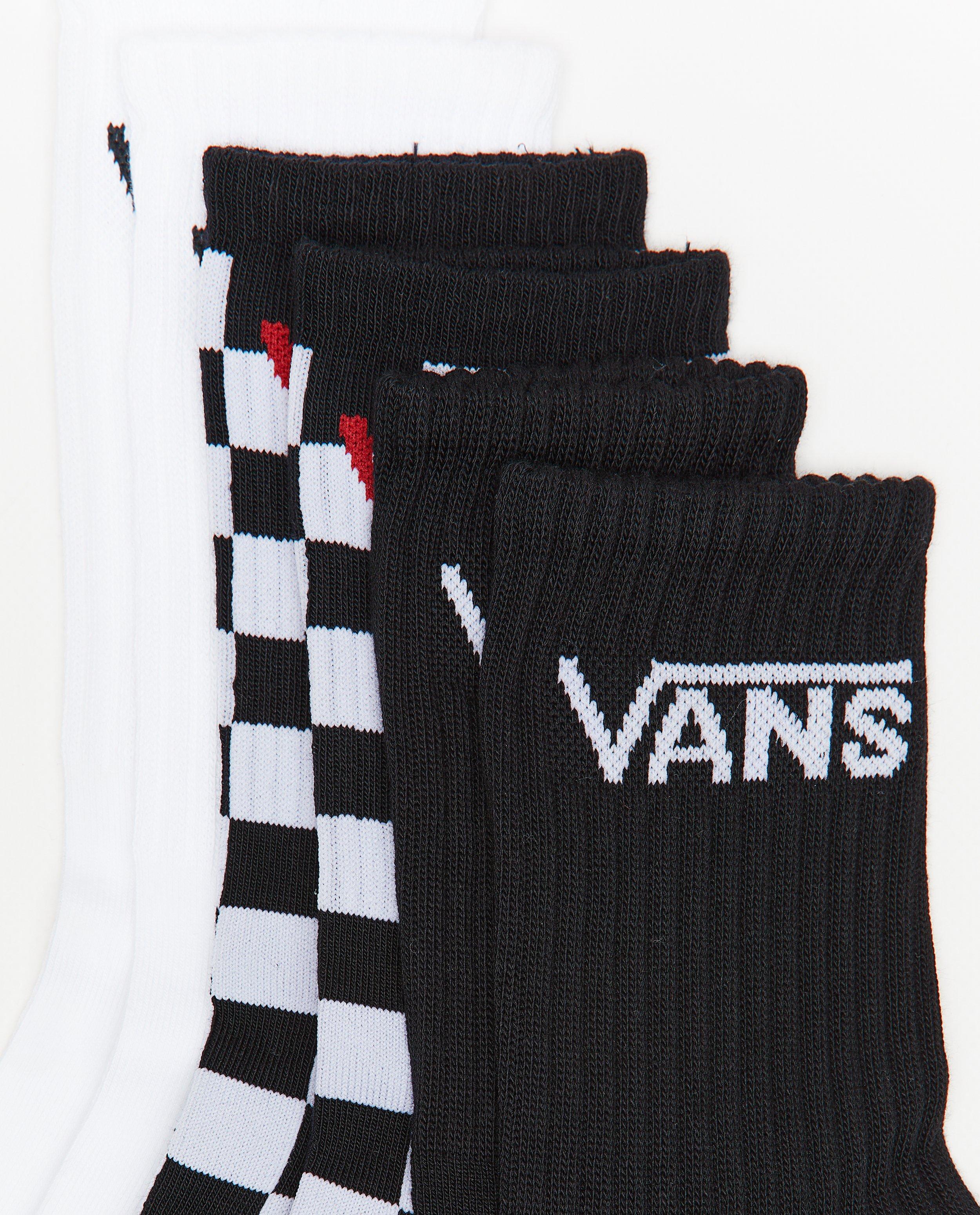 Set de 3 perechi de șosete Vans negre