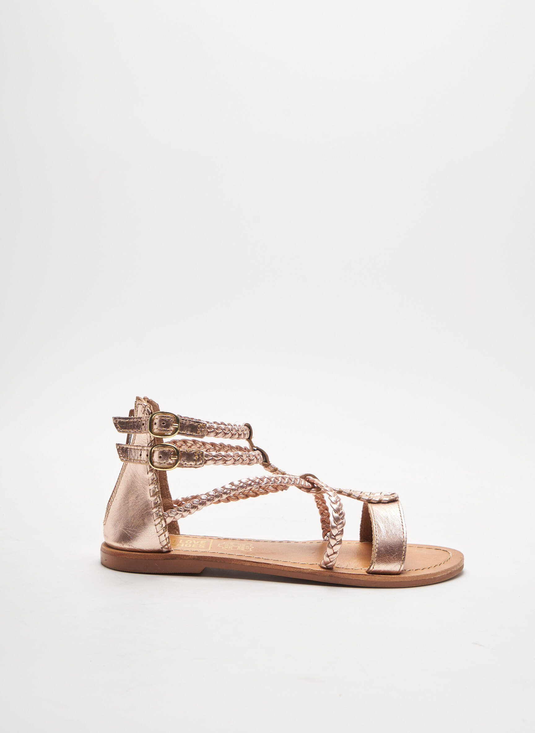 I Love Shoes Sandales Nu Pieds Femme couleur jaune
